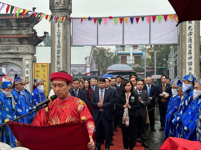 Vĩnh Phúc: Khai mạc Lễ hội đền Ngô Tướng Công - bậc anh hùng vì nước quên thân