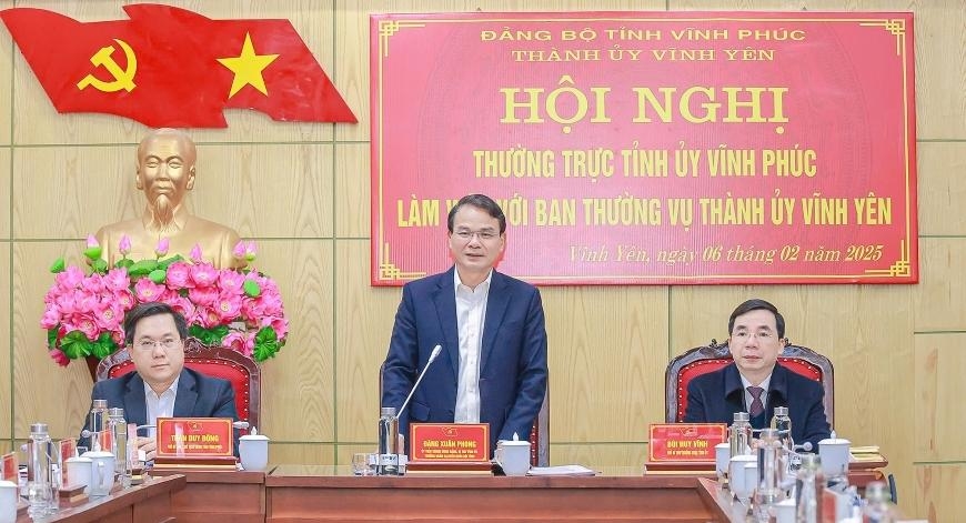 Vĩnh Phúc: Xây dựng thành phố Vĩnh Yên văn minh, hiện đại, đáng sống