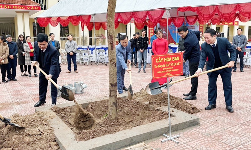 Vĩnh Tường (Vĩnh Phúc): Phát động “Tết trồng cây đời đời nhớ ơn Bác Hồ” Xuân Ất Tỵ năm 2025