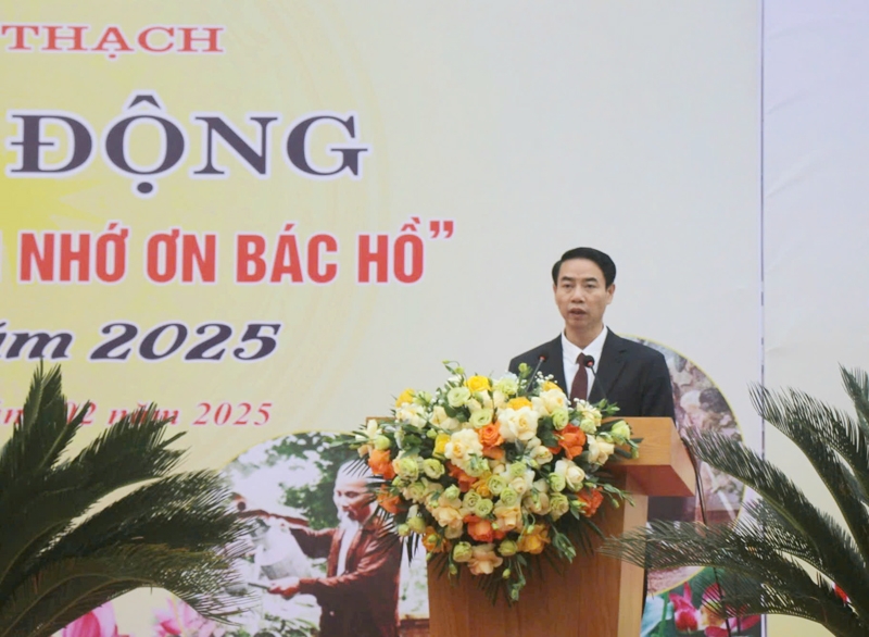 Lập Thạch (Vĩnh Phúc): Phát động Tết trồng cây Xuân Ất Tỵ năm 2025