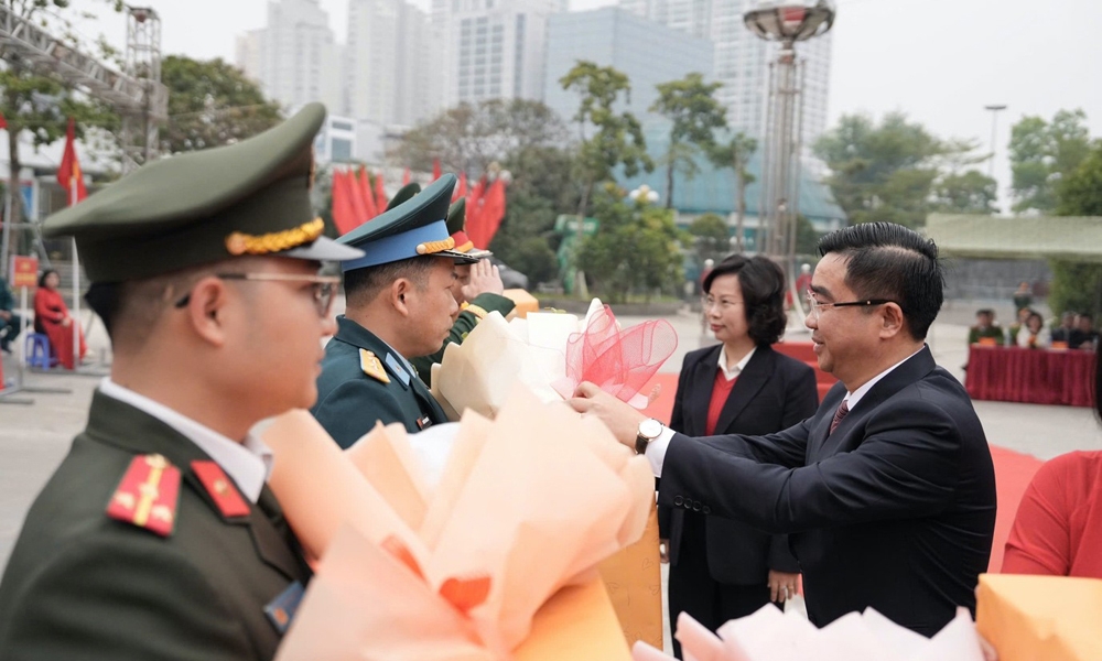 Hà Nội: Phường Hạ Đình có công dân nhập ngũ đông nhất quận Thanh Xuân