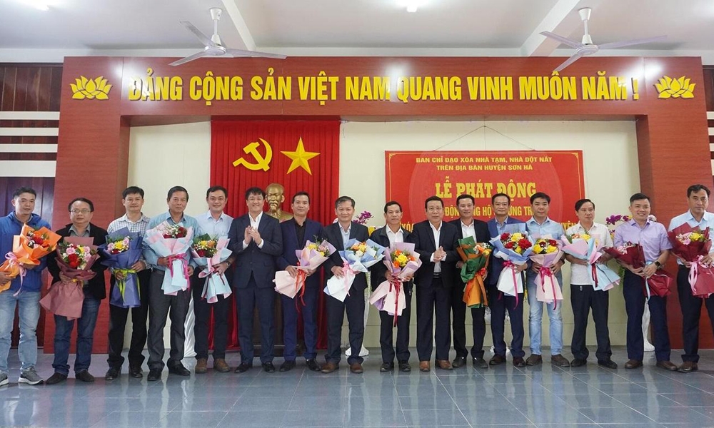 Quảng Ngãi: Huyện miền núi Sơn Hà huy động hơn 3,2 tỷ đồng xóa nhà tạm, nhà dột nát