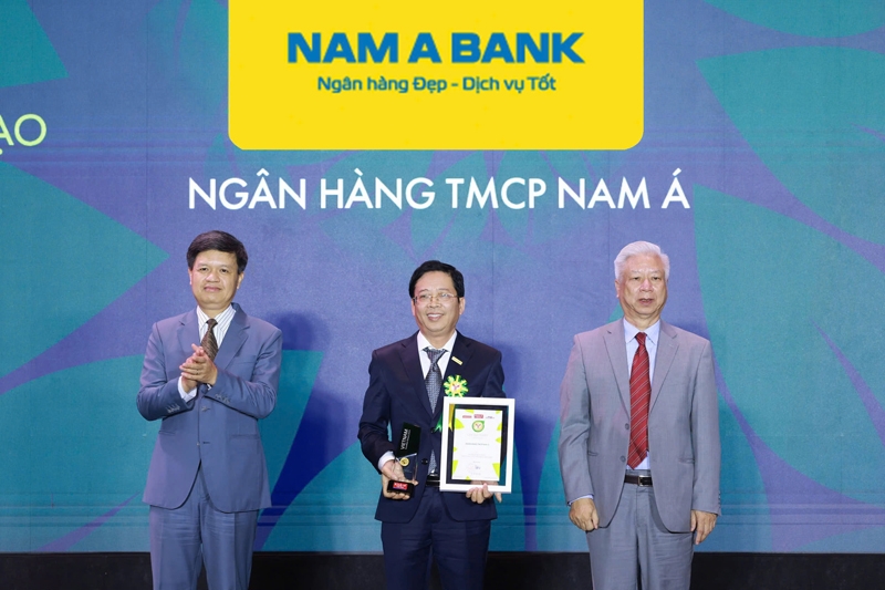 Nam A Bank lọt Top 10 thương hiệu đổi mới sáng tạo