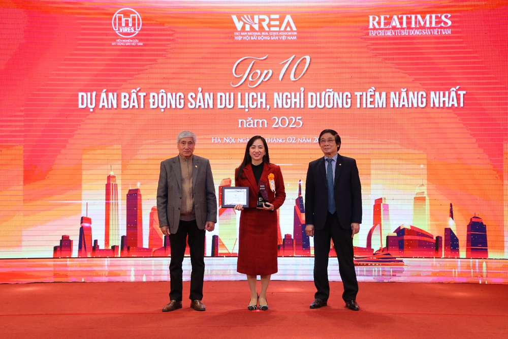 Tiến độ vượt trội, đô thị nghỉ dưỡng của Sun Group tại Hà Nam tiếp tục ẵm giải thưởng lớn