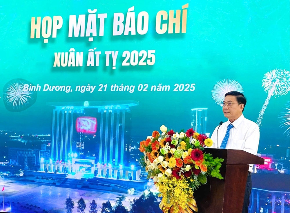 Bình Dương: Gặp mặt báo chí chào Xuân Ất Tỵ 2025