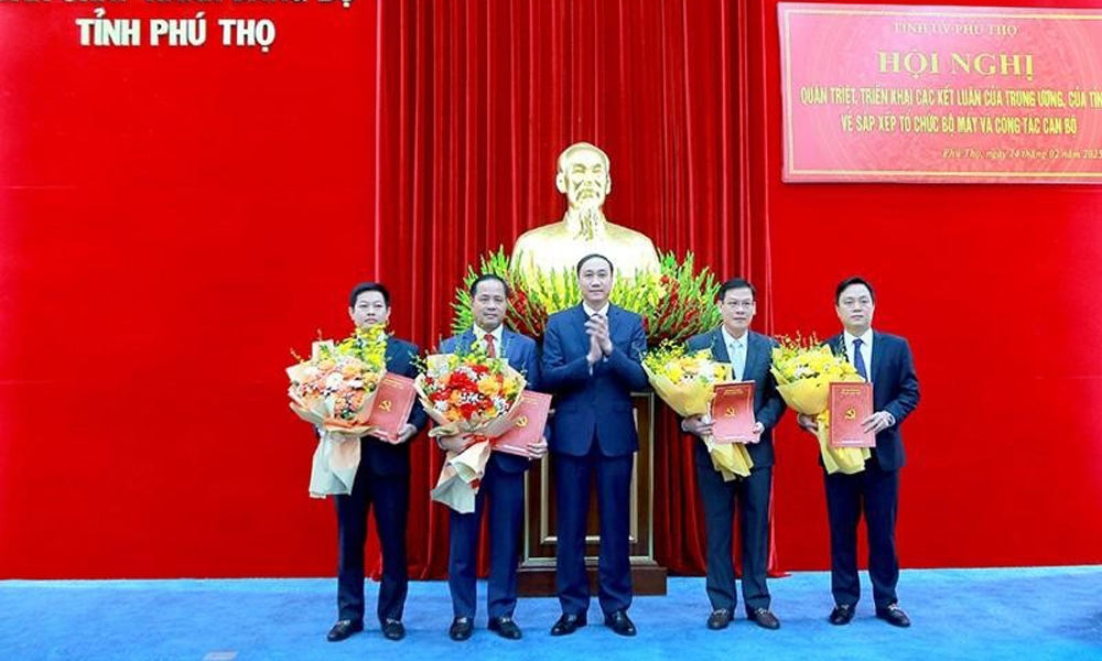 Phú Thọ: Tổ chức hội nghị về sắp xếp tổ chức bộ máy và công tác cán bộ