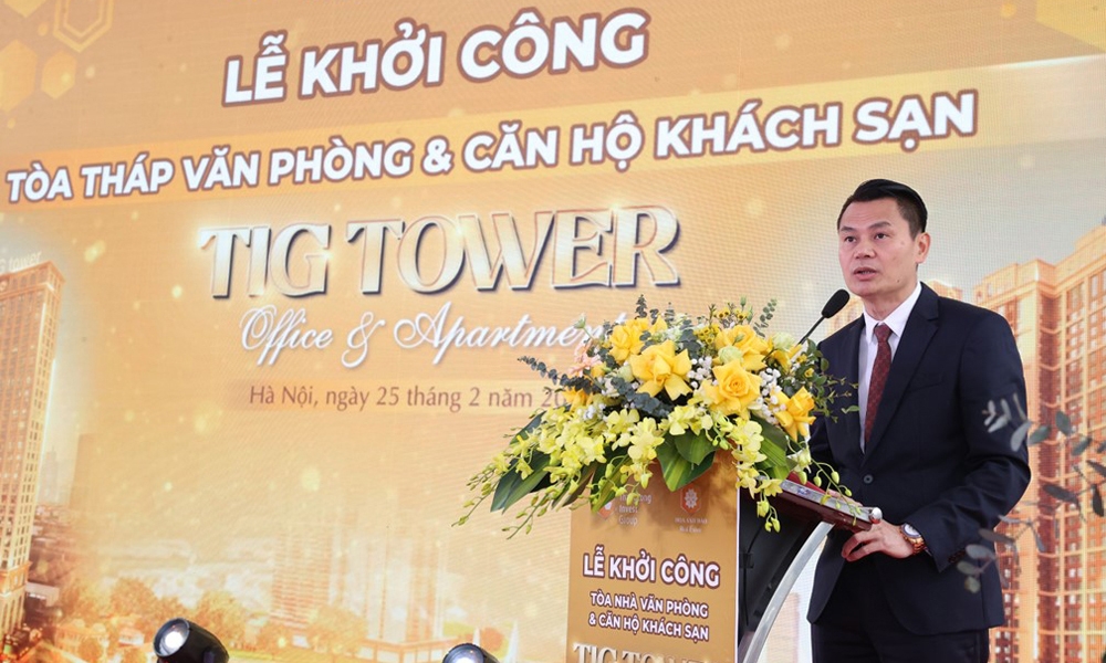 Khởi công dự án TIG Tower Office – Apartment với 200 căn hộ khách sạn thương gia tại quận Thanh Xuân