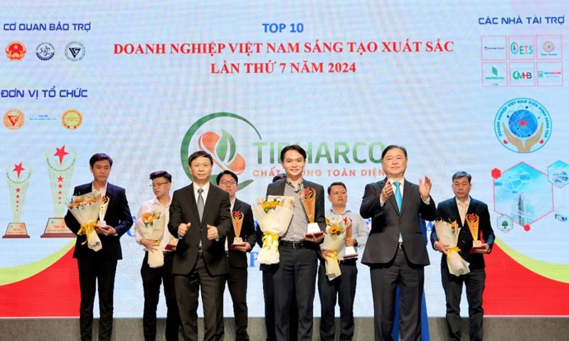 Tipharco vào top 10 doanh nghiệp việt nam điển hình sáng tạo lần thứ 7 năm 2024