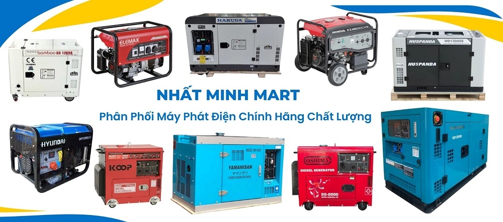 Sở hữu máy phát điện bền bỉ tại Nhất Minh Mart