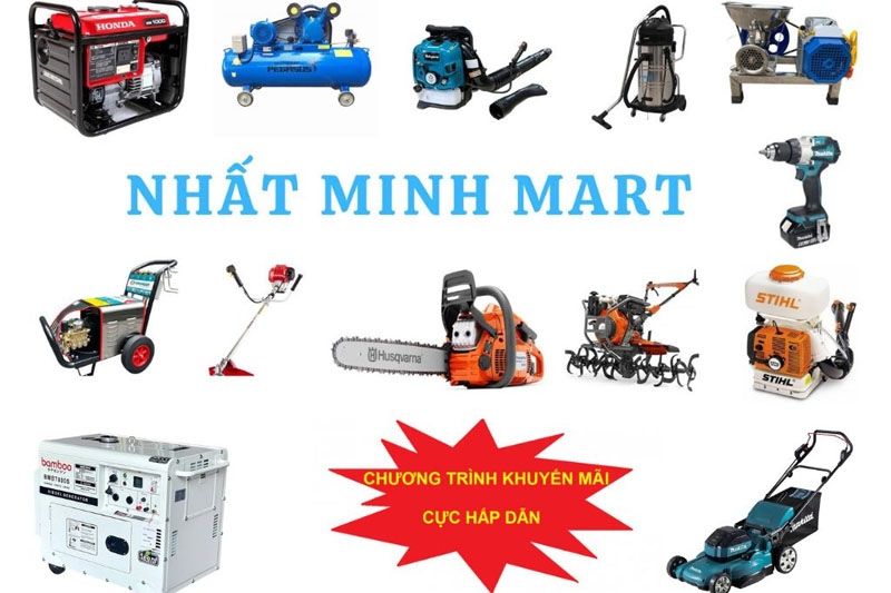 Sở hữu máy phát điện bền bỉ tại Nhất Minh Mart