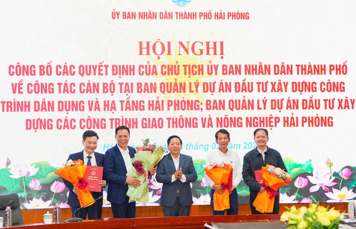 Hải Phòng: Bổ nhiệm lãnh đạo Ban Quản lý Dự án đầu tư xây dựng công trình dân dụng và hạ tầng