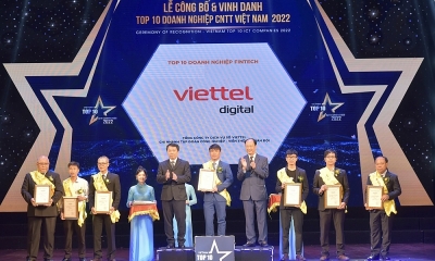Viettel đứng đầu Top 10 doanh nghiệp CNTT Việt Nam 2022