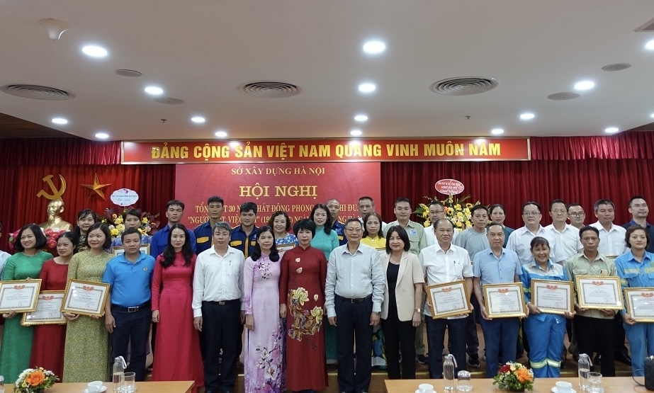 Hà Nội: Sở Xây dựng tổ chức thành công Hội nghị Tổng kết 30 năm phát động phong trào thi đua “Người tốt, việc tốt” ngành Xây dựng