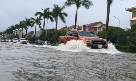 Nghệ An: Mưa lớn trên diện rộng, nhiều địa phương bị ngập sâu
