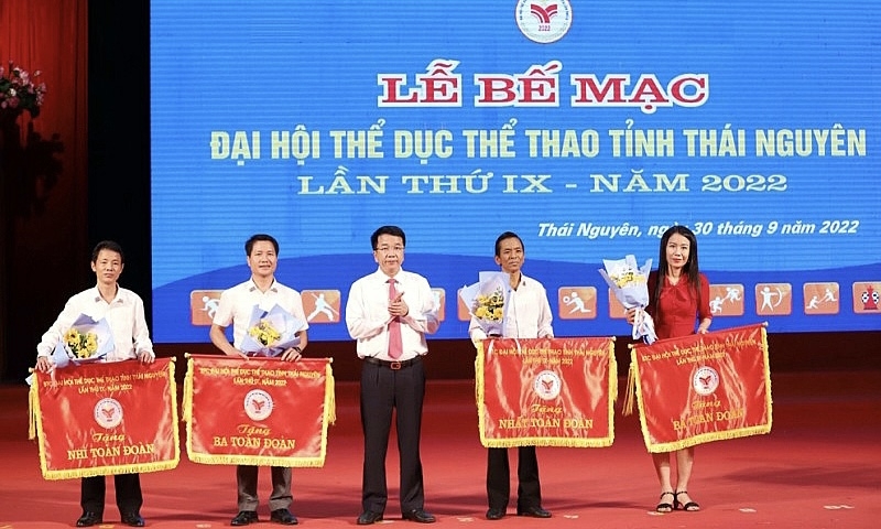 153 bộ huy chương đã được trao tại Đại hội Thể dục thể thao tỉnh Thái Nguyên lần thứ IX