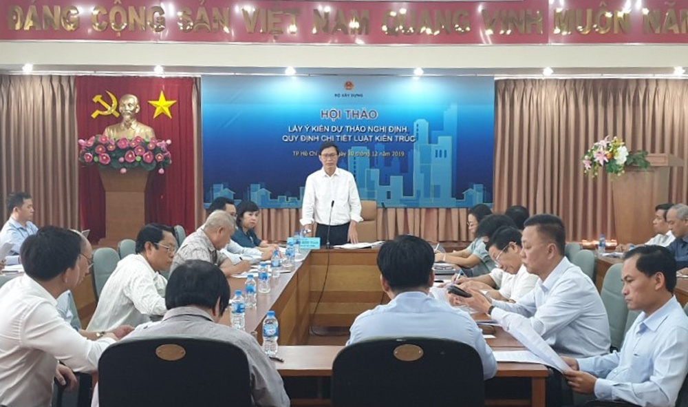 Bộ Xây dựng lấy ý kiến cho Nghị định quy định một số điều của Luật Kiến trúc tại thành phố Hồ Chí Minh