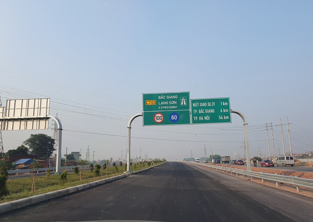 Sẽ miễn phí sử dụng cao tốc Bắc Giang - Lạng Sơn dịp Tết Nguyên đán