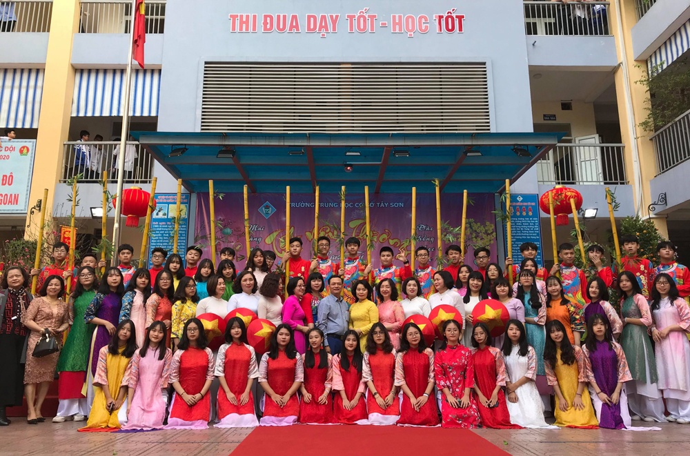 Trường THCS Tây Sơn: Lan tỏa sức xuân