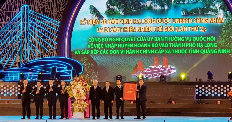Quảng Ninh: Công bố nhập huyện Hoành Bồ vào thành phố Hạ Long