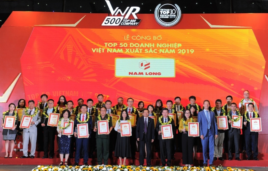 Nam Long trong Top 500 doanh nghiệp lớn nhất Việt Nam