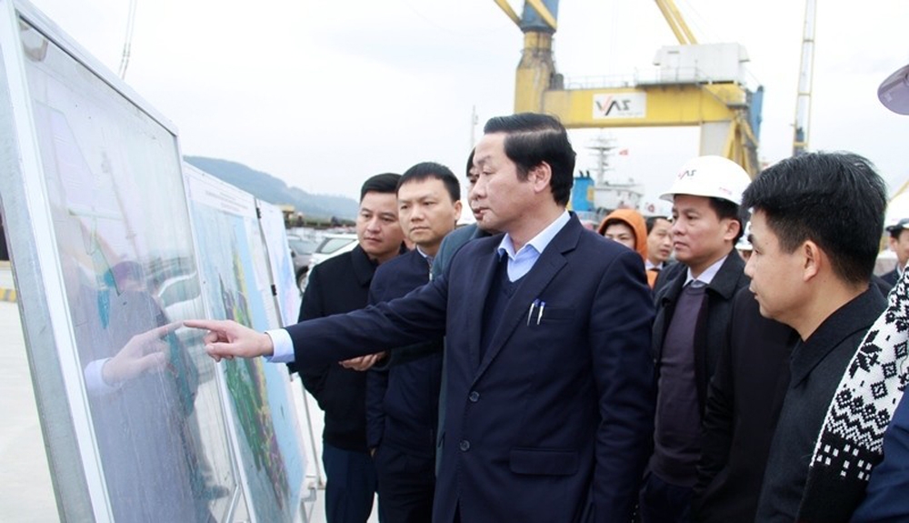 Thanh Hóa: Chủ tịch UBND tỉnh kiểm tra các dự án tại Khu kinh tế Nghi Sơn