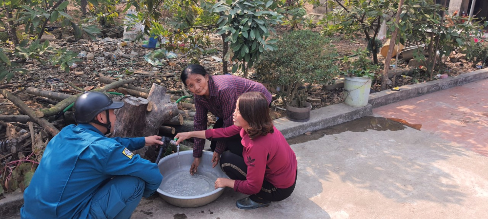 Quảng Yên (Quảng Ninh): Niềm vui đón dòng nước sạch về nhà