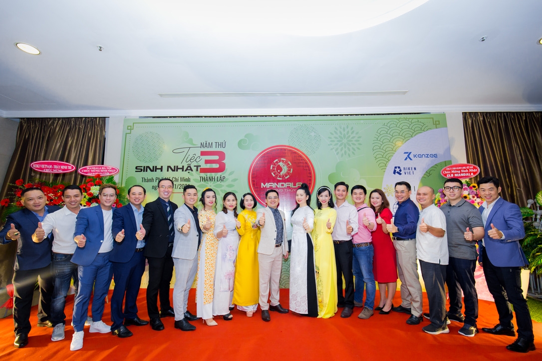 Hơn 300 doanh nhân đến tham dự sinh nhật 3 tuổi CLB Mandala Phong thuỷ