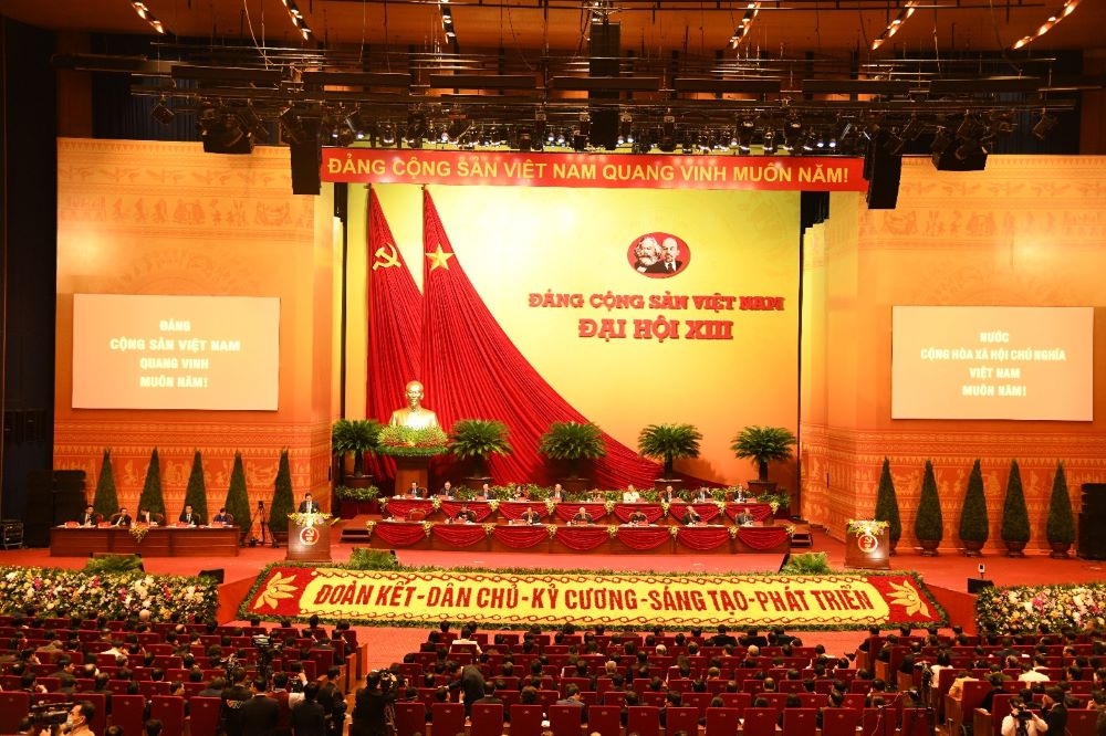 Ngày làm viêc thứ 3 của Đại hội XIII Đảng Cộng sản Việt Nam: Các đại biểu thảo luận văn kiện 