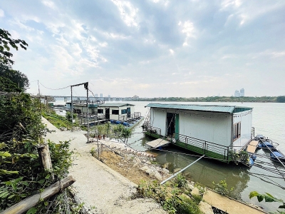 Hà Nội: Cần mạnh tay xử lý tình trạng lấn chiếm đất, xây dựng công trình trái phép dọc bãi sông Hồng