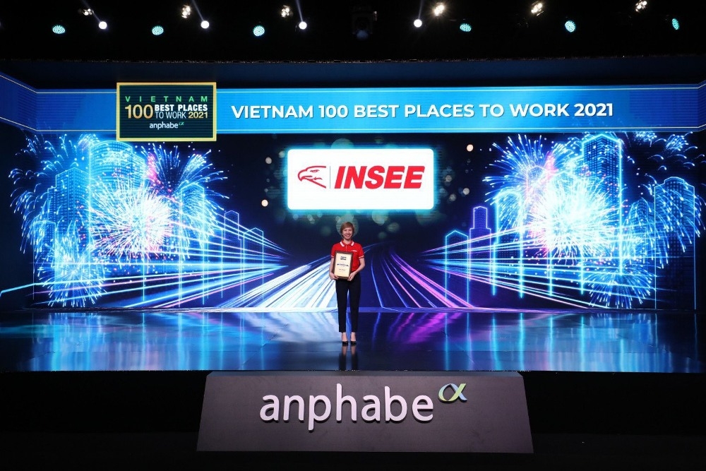 Xi măng INSEE nằm trong Top 100 nơi làm việc tốt nhất Việt Nam