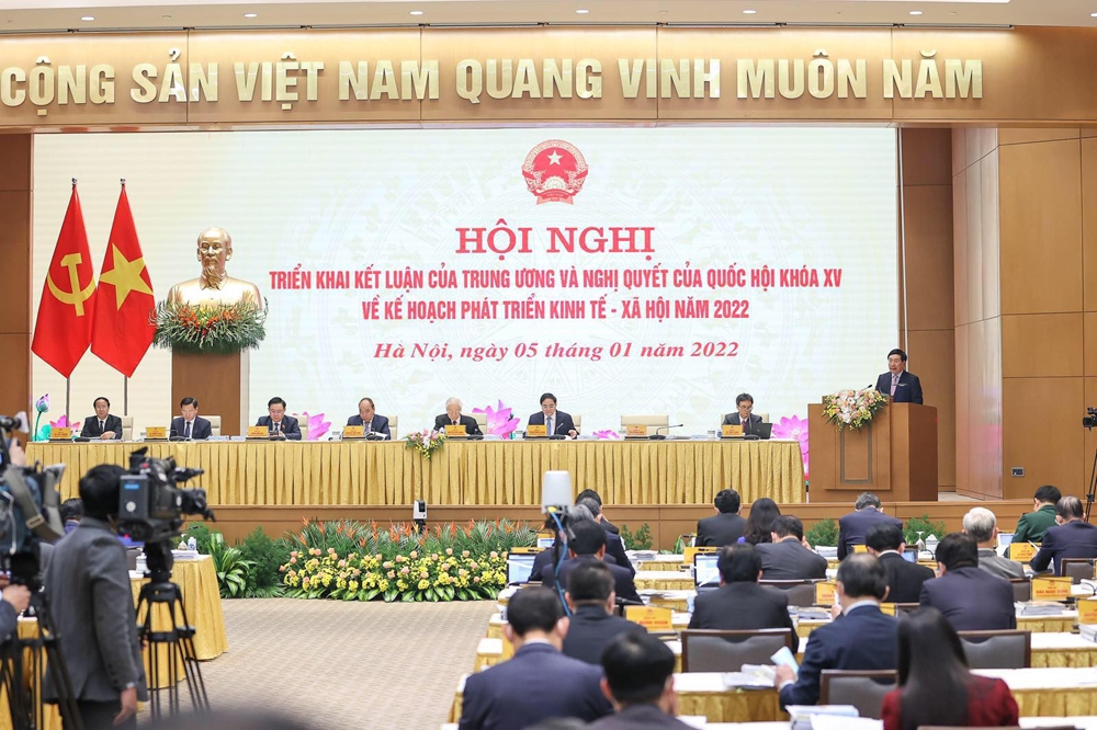 chinh phu quyet tam thuc hien thanh cong toan dien muc tieu nhiem vu ke hoach nam 2022