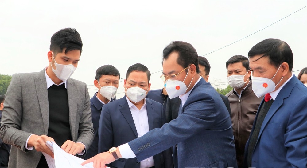 Chủ tịch UBND tỉnh Thái Nguyên kiểm tra tiến độ một số công trình, dự án trọng điểm