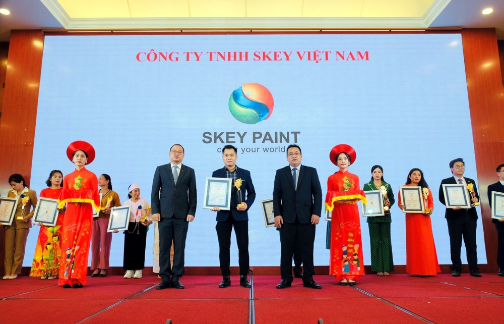 Skey Paint đạt danh hiệu Top 10 Thương hiệu xanh Việt Nam