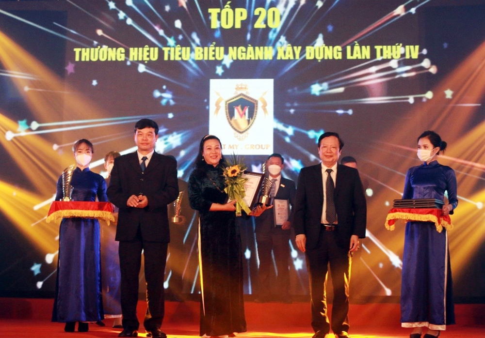 Tập đoàn Việt Mỹ: Vinh dự được nhận danh hiệu Doanh nghiệp tiêu biểu ngành Xây dựng Việt Nam