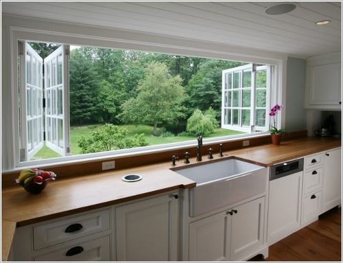 10 thiết kế cửa sổ phòng bếp đơn giản mà đẹp