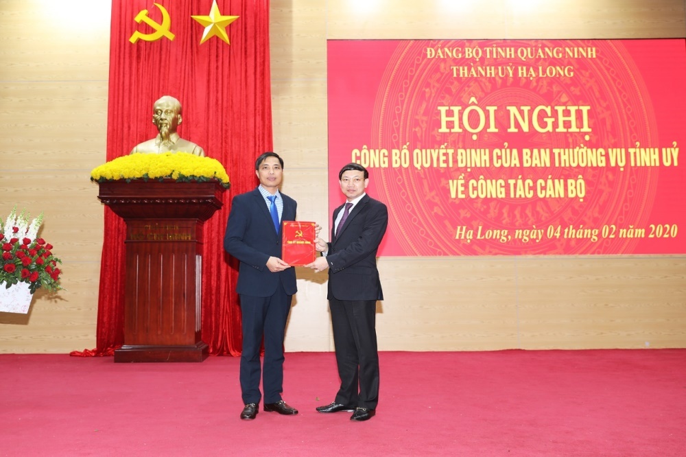 Quảng Ninh: Ông Vũ Văn Diện giữ chức vụ Bí thư Thành ủy Hạ Long