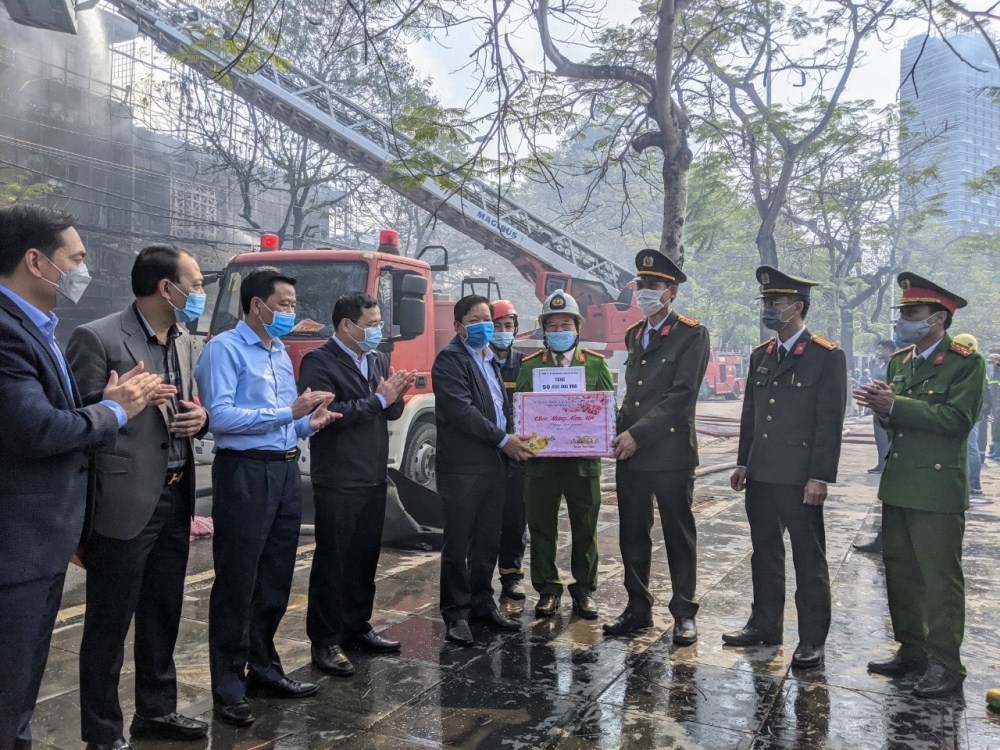 Hải Phòng: Kịp thời khống chế vụ cháy tại 24 Trần Phú