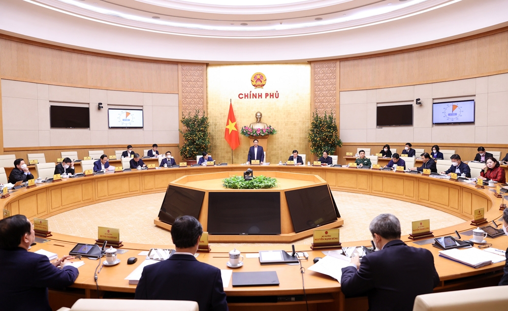 Thủ tướng Phạm Minh Chính chủ trì phiên họp Chính phủ chuyên đề xây dựng pháp luật
