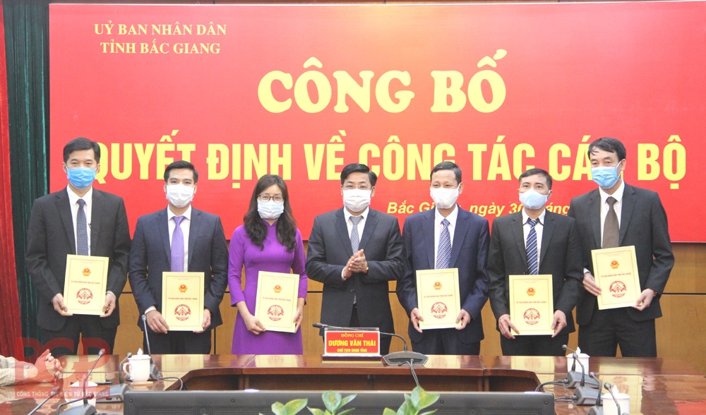 Bắc Giang: Bổ nhiệm mới 2 Phó Giám đốc Sở Xây dựng