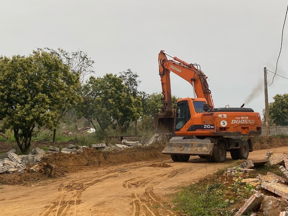 Vĩnh Phúc: Thực hiện tháo dỡ công trình vi phạm tại phường Khai Quang