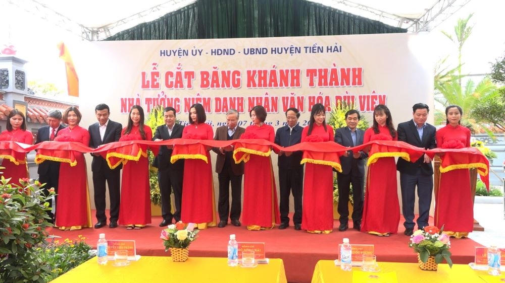 Thái Bình: Tiền Hải khánh thành nhà tưởng niệm danh nhân văn hóa Bùi Viện