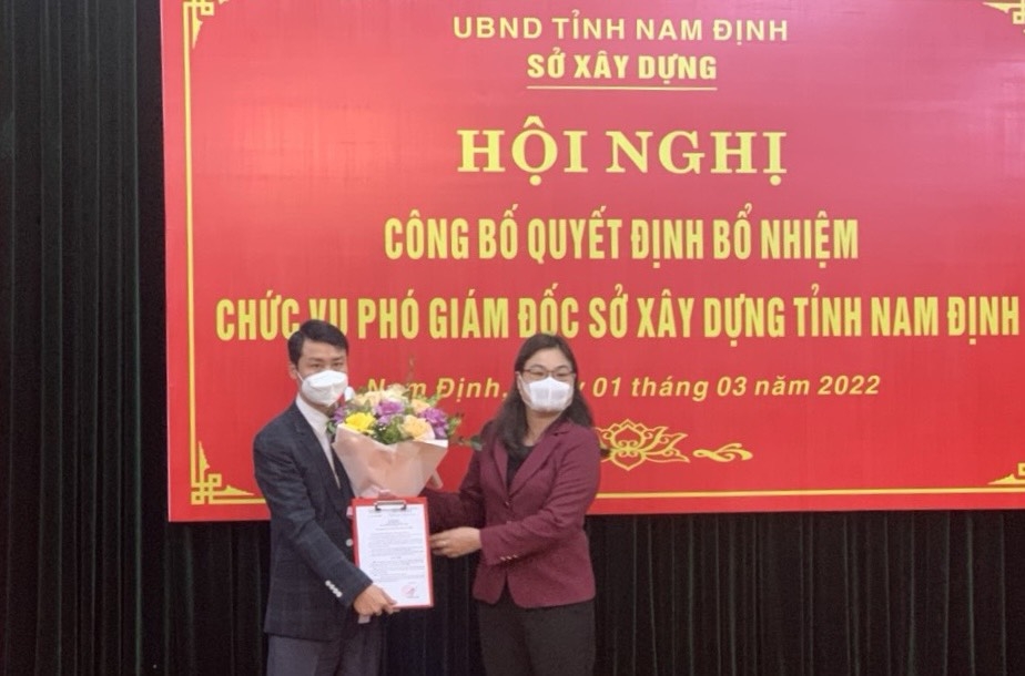 Nam Định: Phân công nhiệm vụ của lãnh đạo Sở Xây dựng