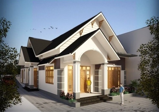 Thiết kế biệt thự cấp 4 mái thái ✓ Thiết kế nhà đẹp tại Vinh - Nghệ An