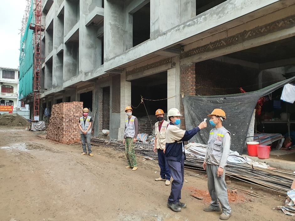 Hà Nội: Dự án HDMon Long Biên nghiêm túc chấp hành quy định phòng, chống dịch Covid-19 tại công trường xây dựng