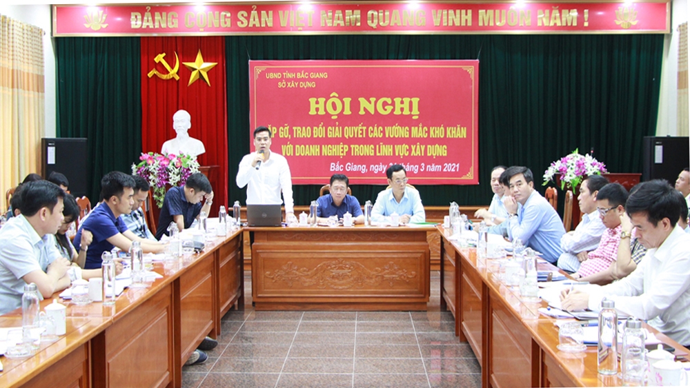 Sở Xây dựng Bắc Giang cam kết đồng hành cùng doanh nghiệp, tháo gỡ khó khăn trong quá trình đầu tư dự án trên địa bàn