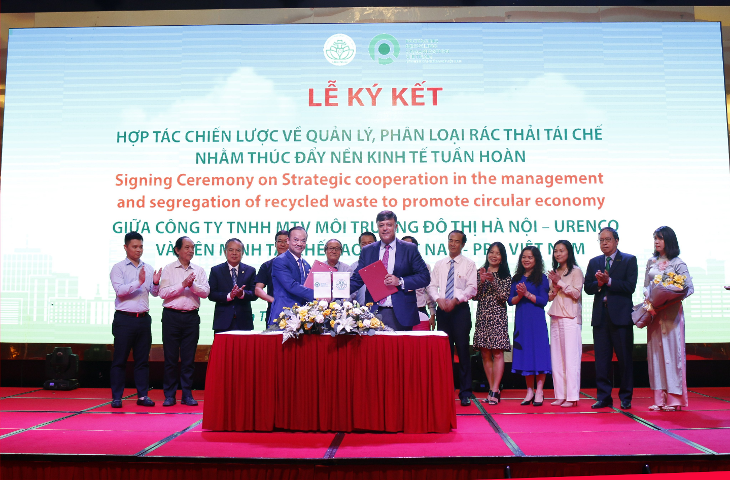 URENCO và PRO Việt Nam ký kết Thỏa thuận hợp tác nhằm thực hiện chương trình Quản lý, phân loại rác thải tái chế