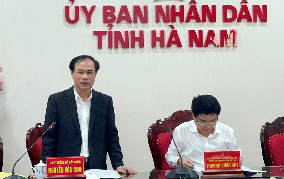 Thứ trưởng Nguyễn Văn Sinh: Hà Nam cần thúc đẩy phát triển nhà ở xã hội