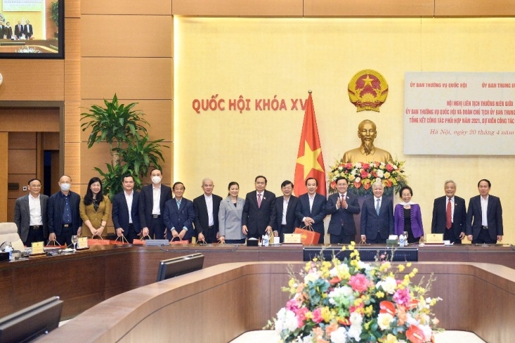 Tăng cường công tác phối hợp giữa Ủy ban Thường vụ Quốc hội và Trung ương Mặt trận Tổ quốc Việt Nam