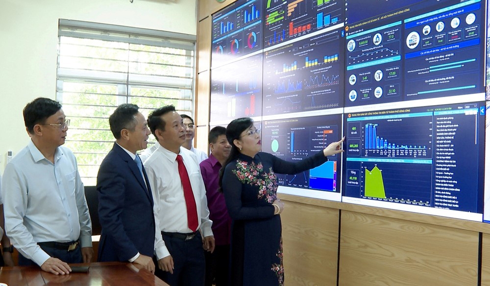 Thái Nguyên: Khai trương Trung tâm điều hành thông minh thành phố Sông Công