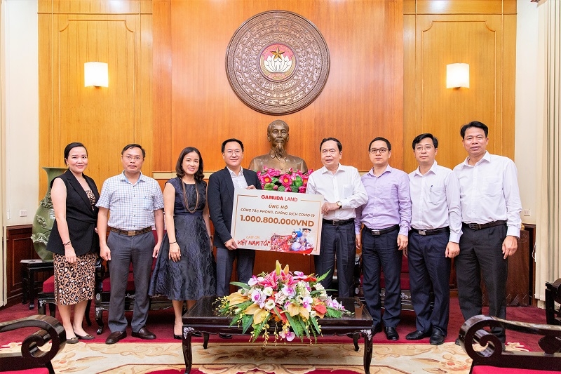 Gamuda Land Việt Nam dành hơn 1 tỷ đồng ủng hộ quỹ phòng chống Covid- 19